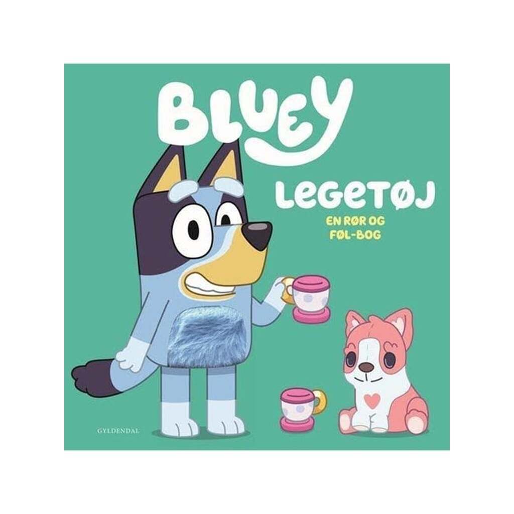 Bluey - Legetøj. En rør og føl-bog - Børnebog - Papbog