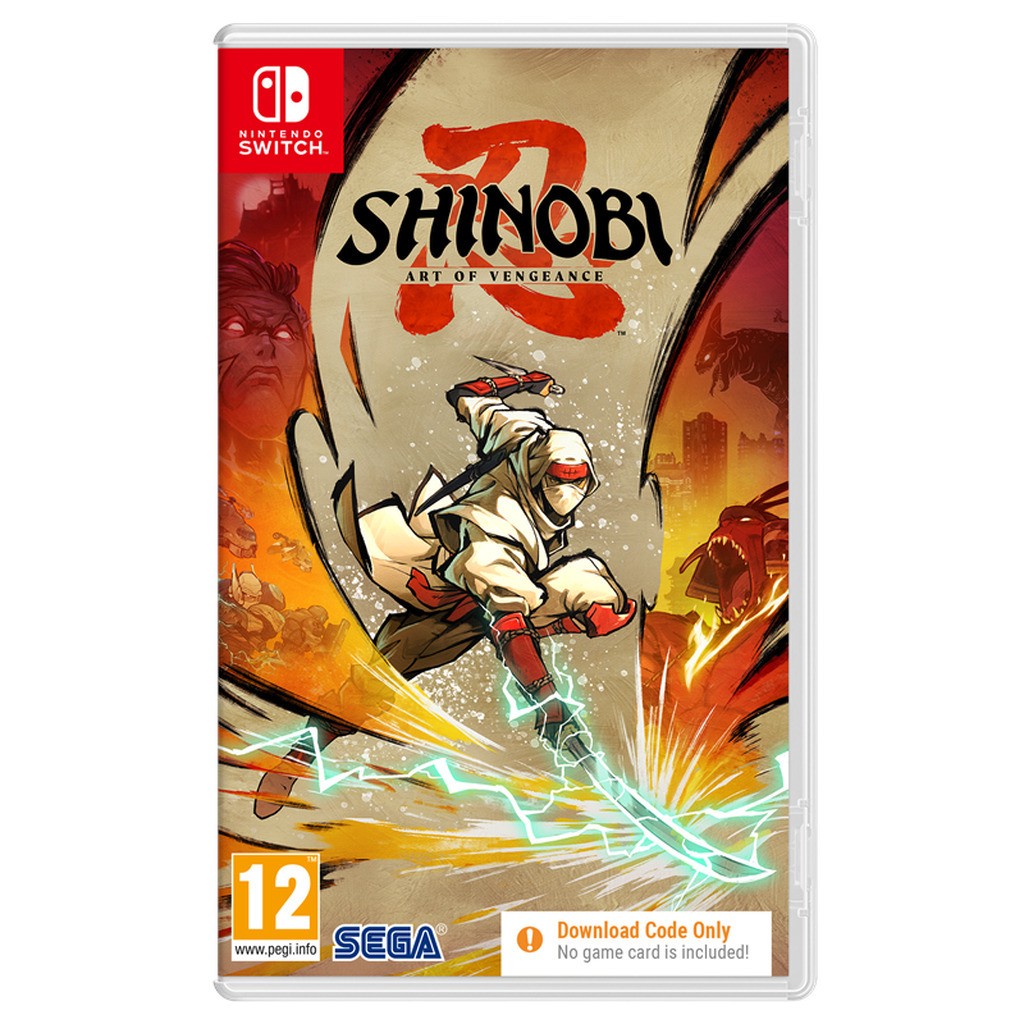 SHINOBI: Art of Vengeance (Code in a Box) - Nintendo Switch - Platformer