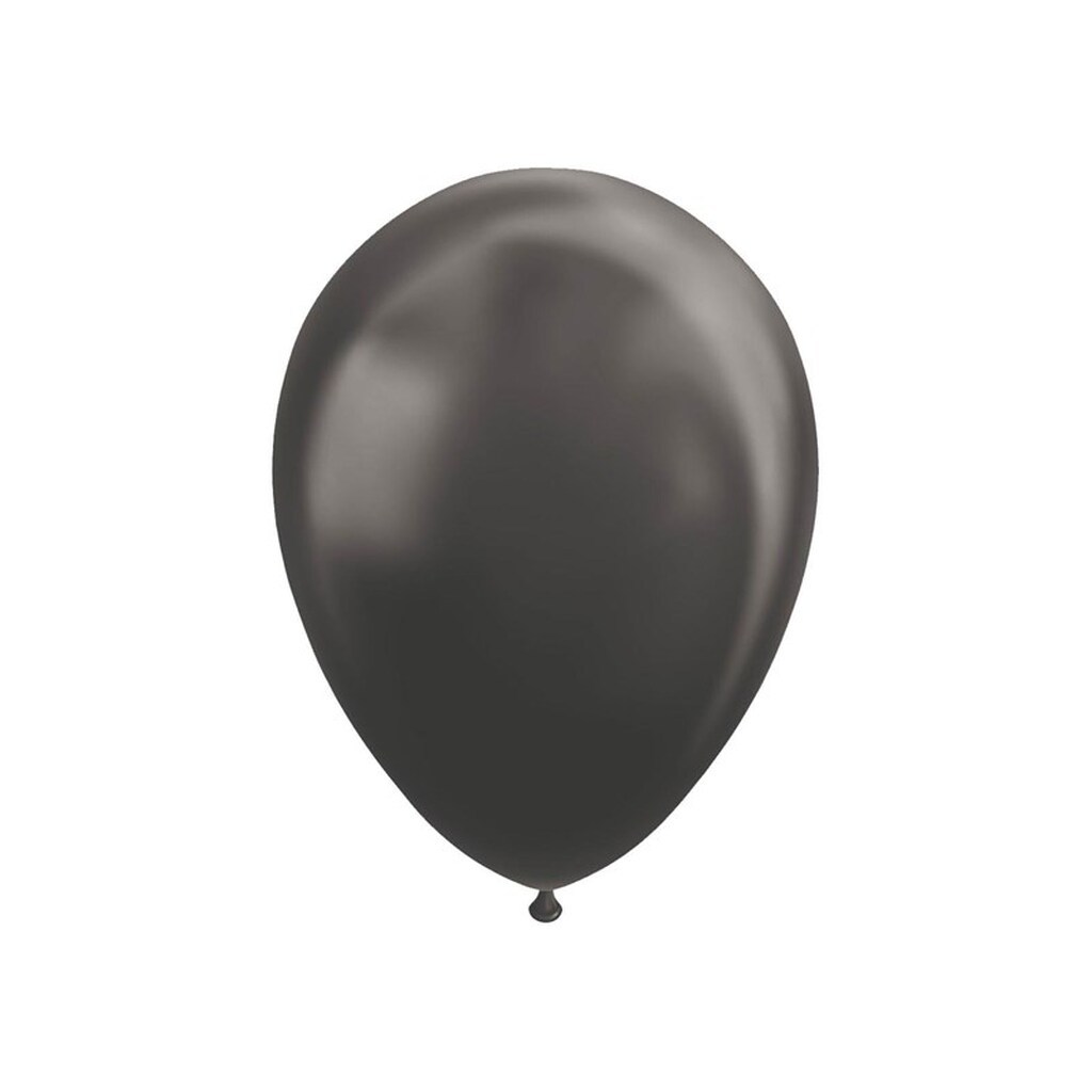Globos Balloons Metallic Black 30cm 10pcs.
