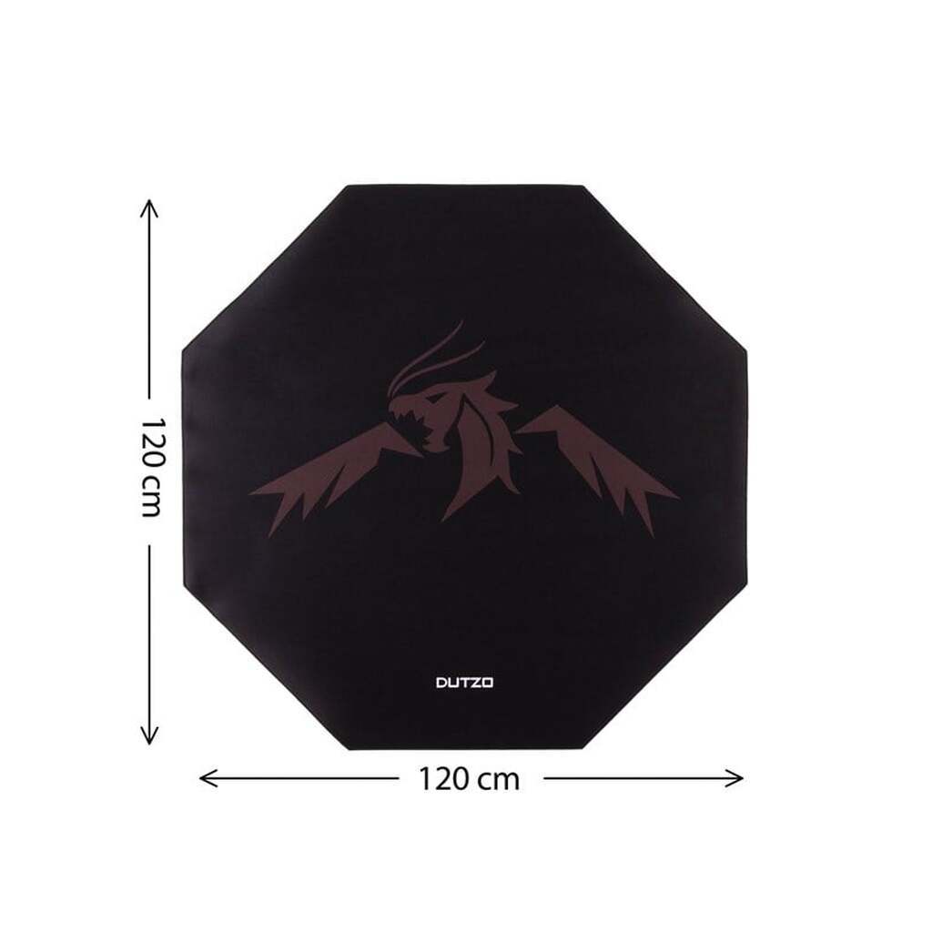 DUTZO Fushi Gaming Floor mat - Sort / Brun