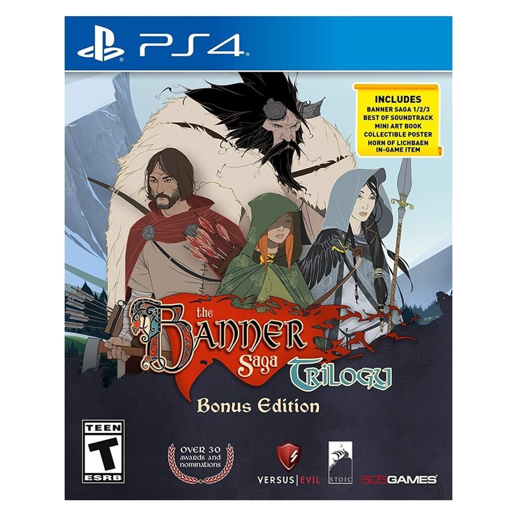 The Banner Saga Trilogy (Bonus Edition) - Sony PlayStation 4 - RPG