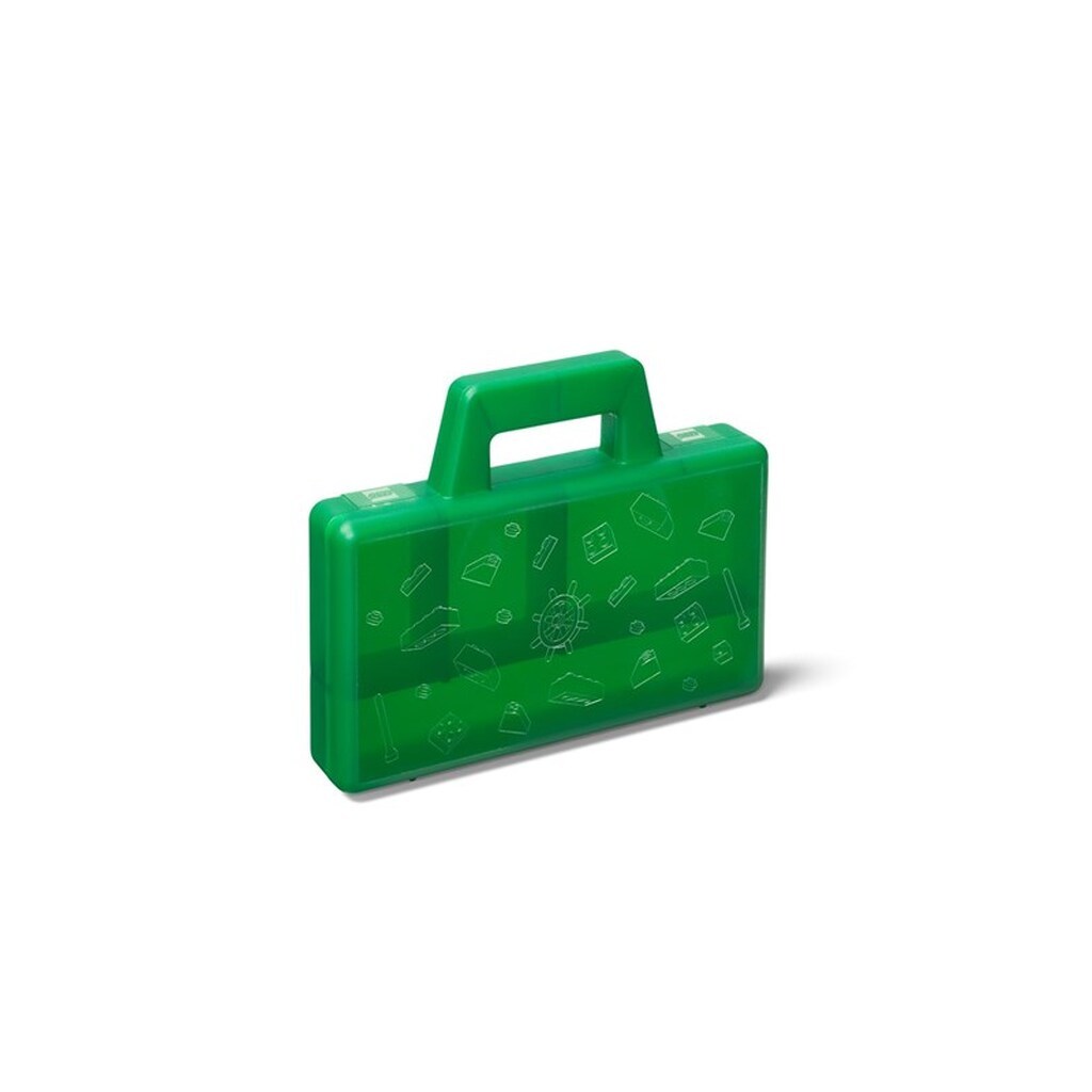 LEGO SORTING CASE TO GO - GREEN