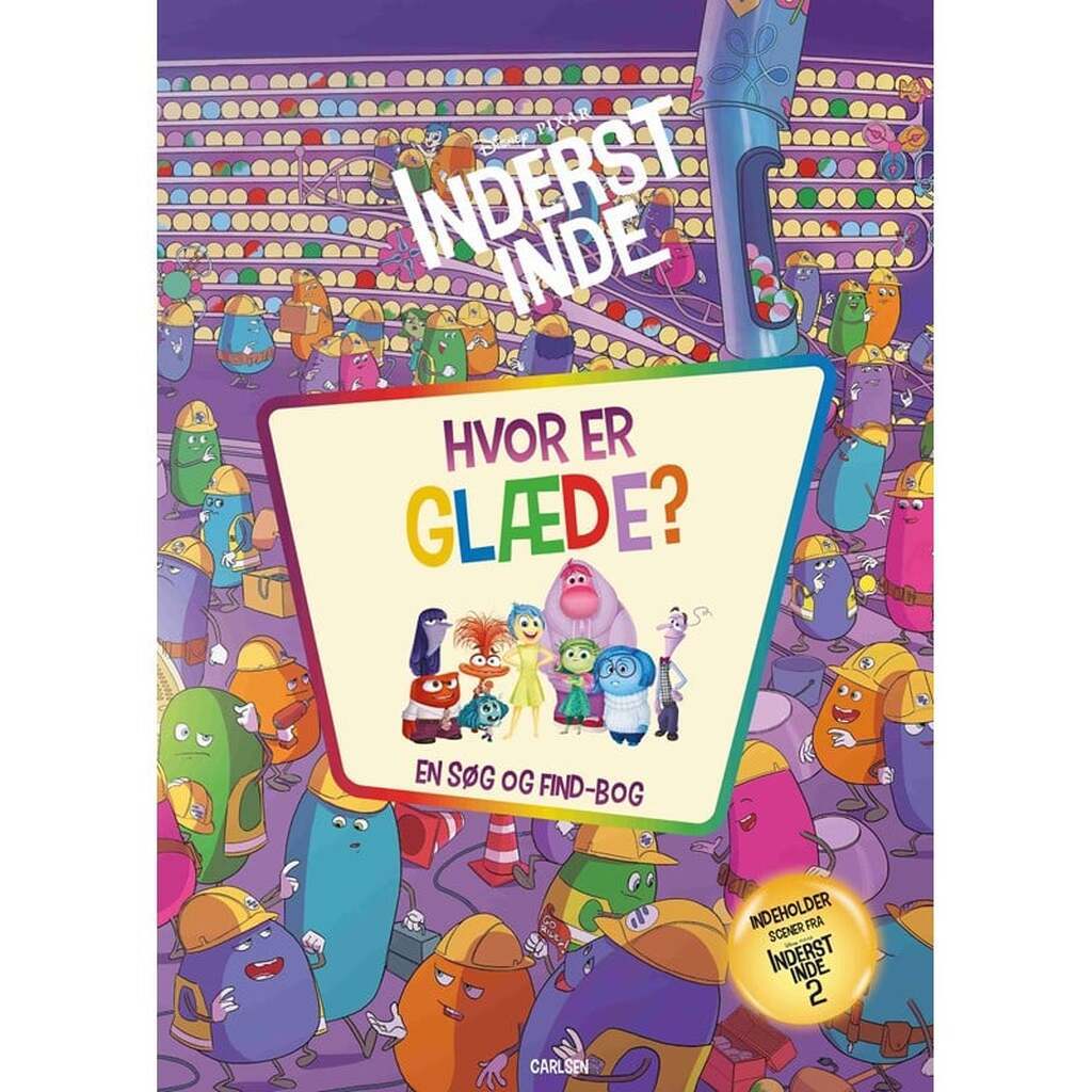 Hvor er Glæde? En søg og find-bog - Børnebog - Hardcover