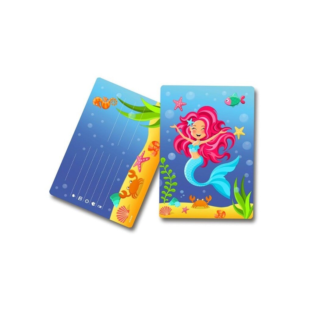 Folat BV - Invitations Mermaid 8pcs.
