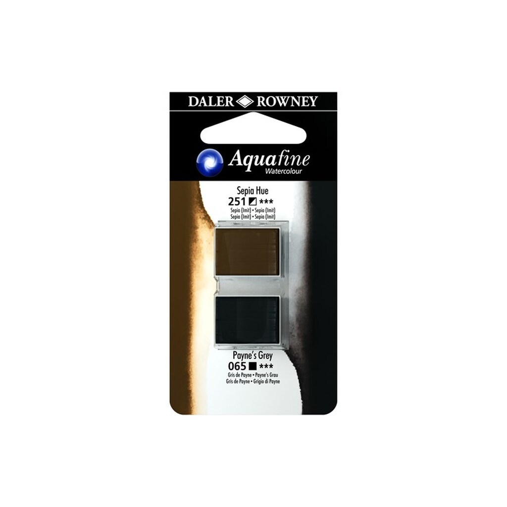 Daler-Rowney Aquafine HP Sepia Hue/Paynes Grey