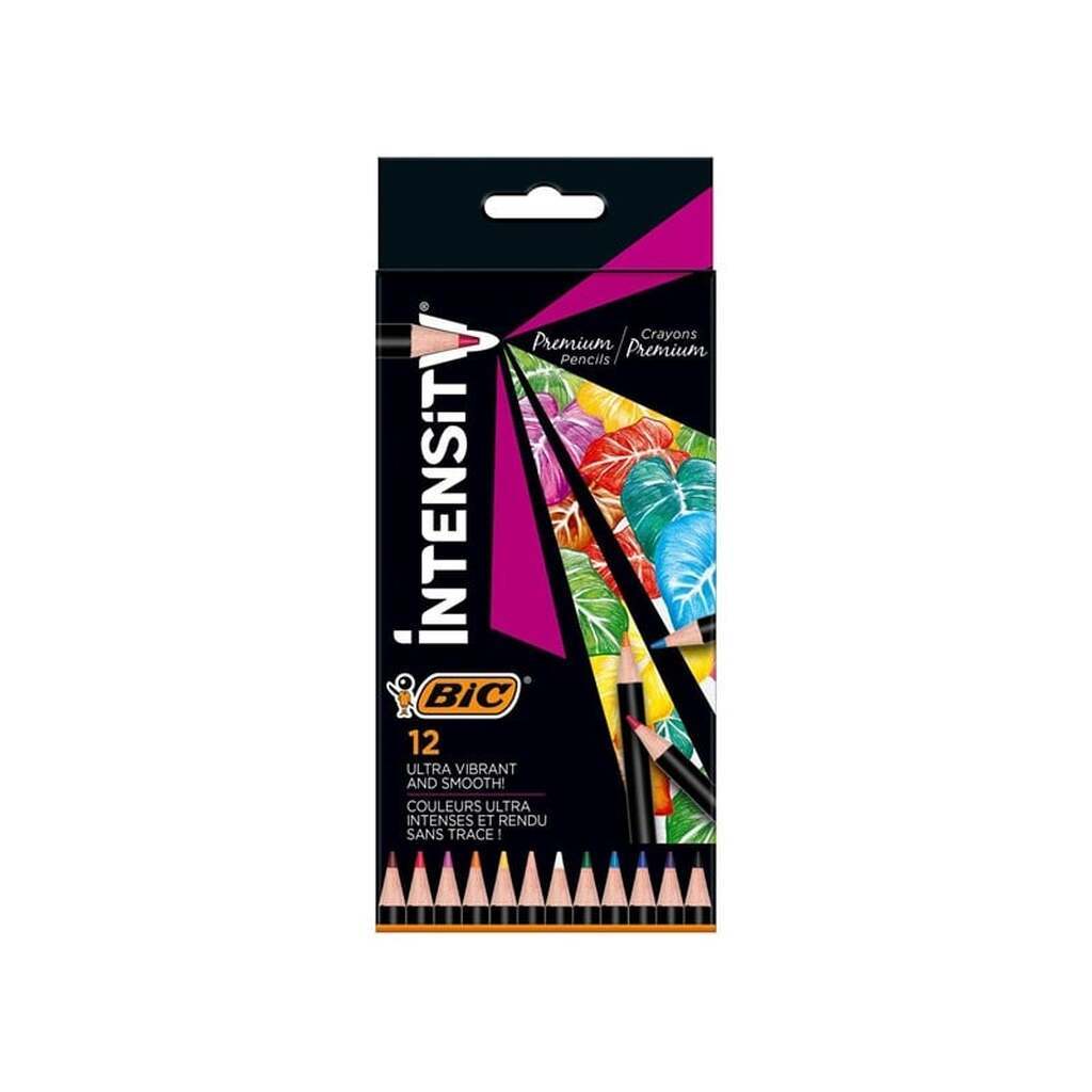 BIC Intensity Coloured Pencils 12 pcs.