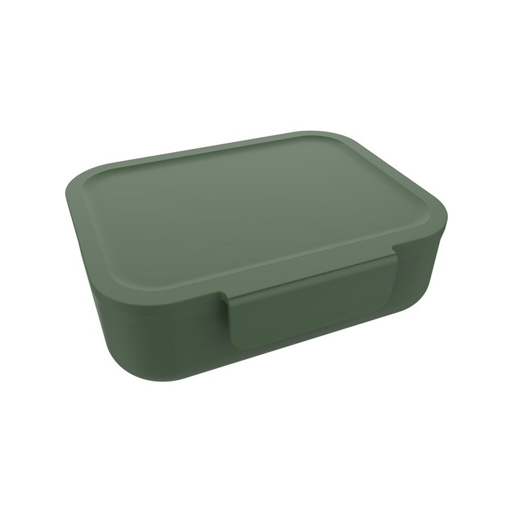 Euromic LUNCH BUDDIES Army Green lunch box w/clip&amp;divider