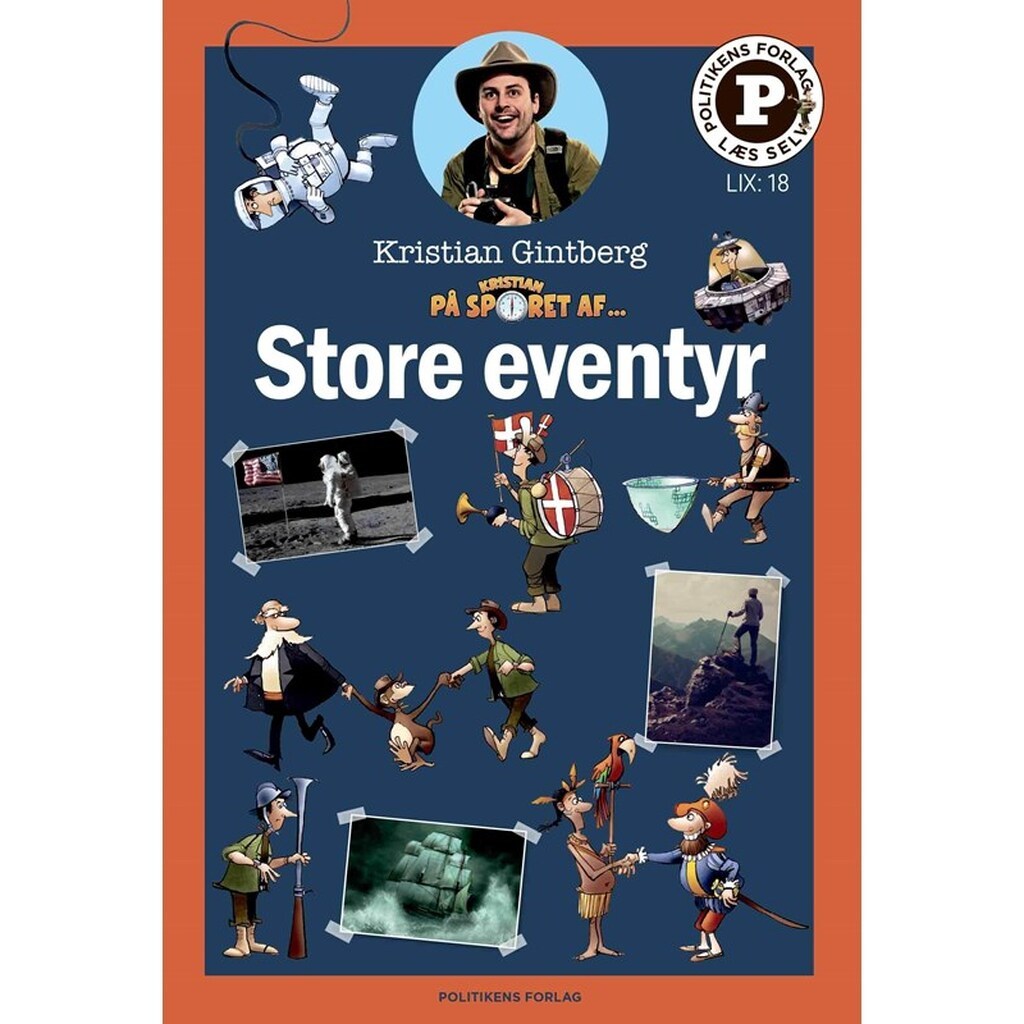 På sporet af store eventyr - Læs selv-serie - Børnebog - Hardback