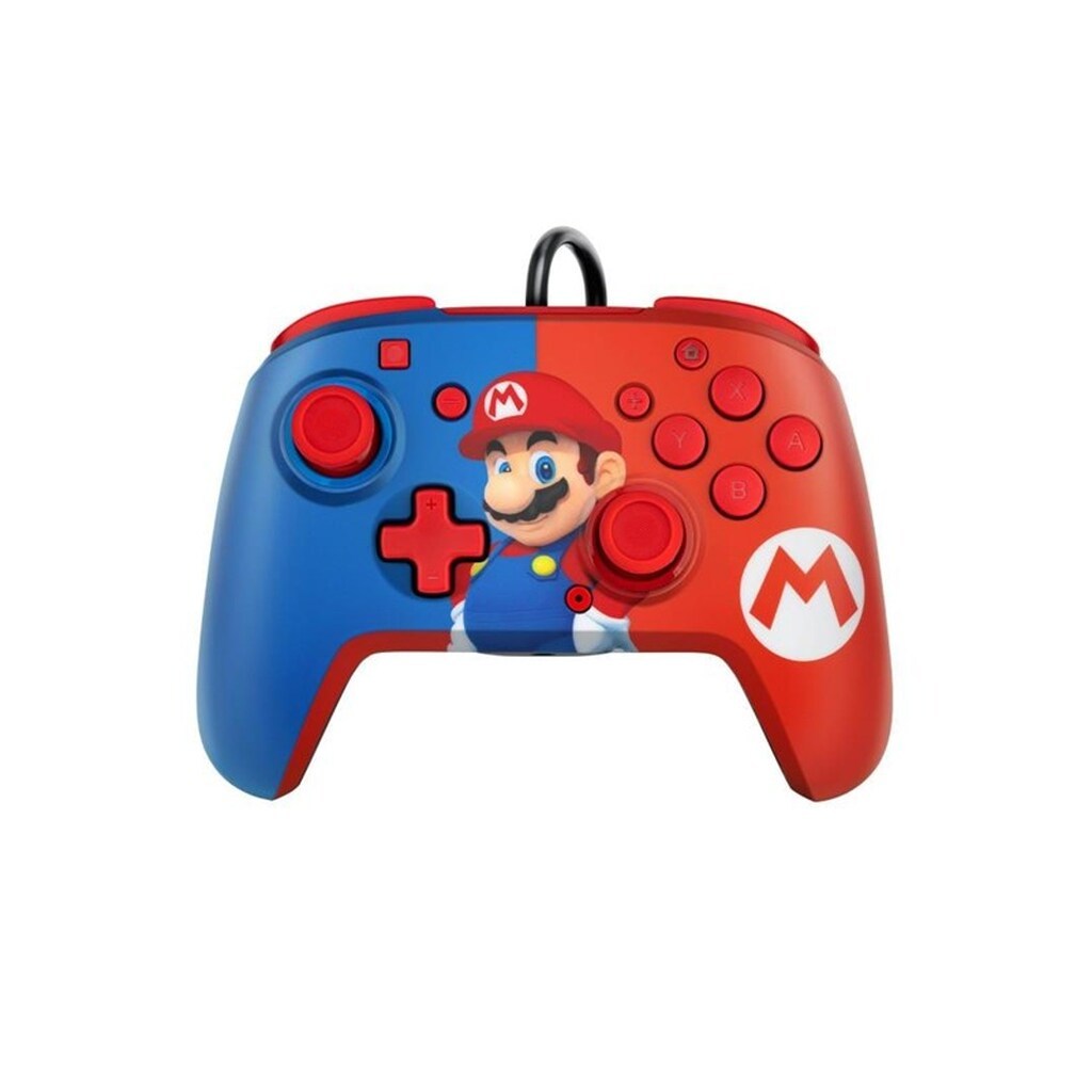 PDP Faceoff Deluxe+ Audio Wired Controller - Mario - Wired Controller