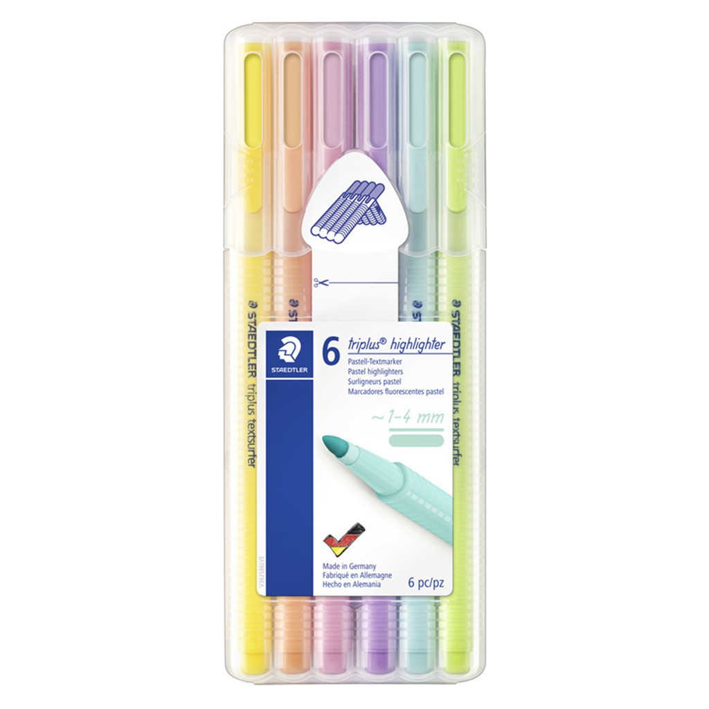 Staedtler Triplus Textsurfer 1-4mm 6 ass./boks