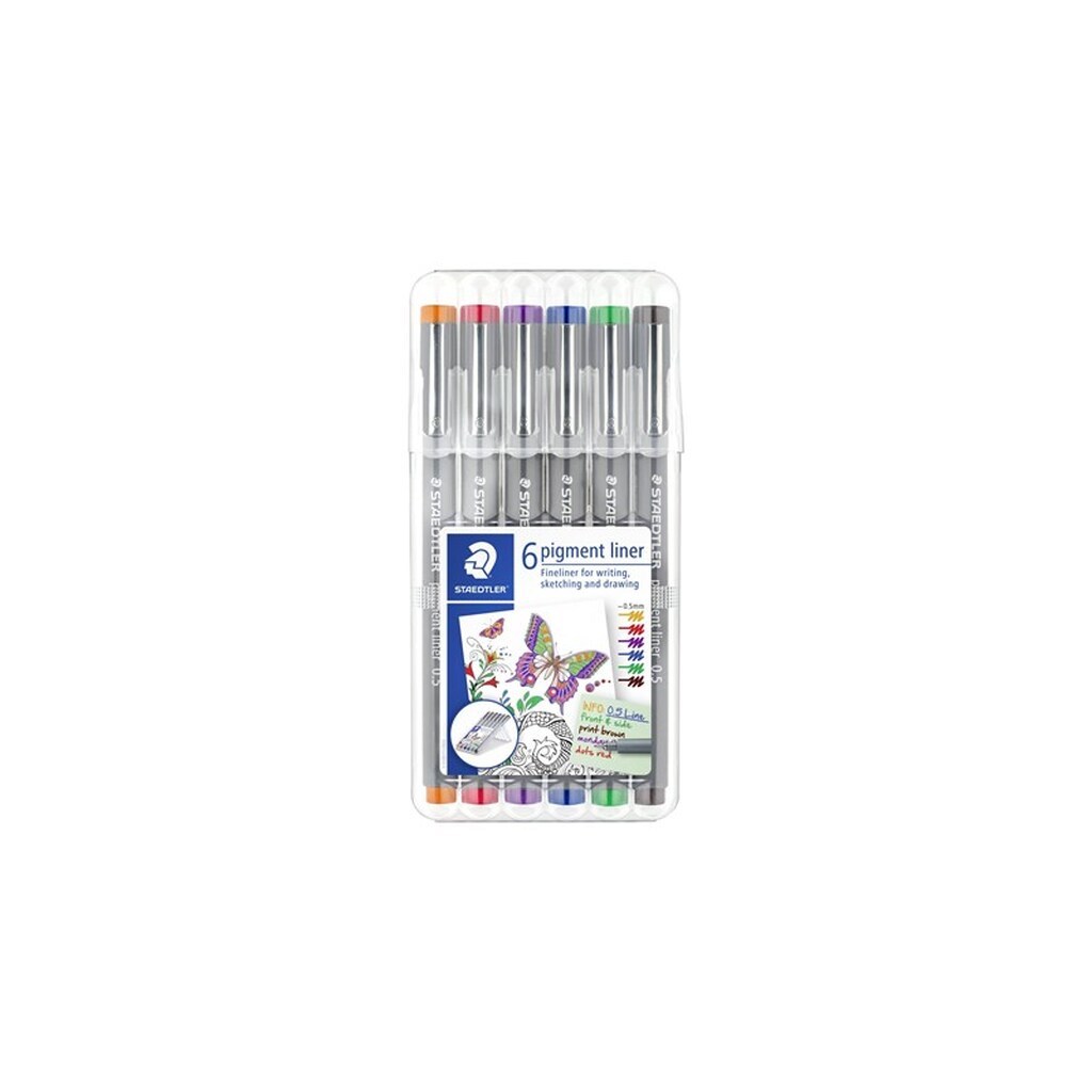 Staedtler STAEDTLER Pigment 0,5mm. ass. farver