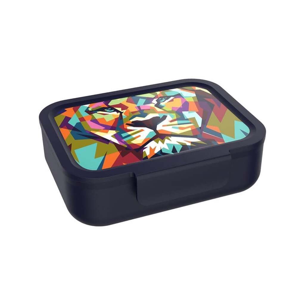 Euromic LUNCH BUDDIES Lion lunch box w/clip &amp; divider