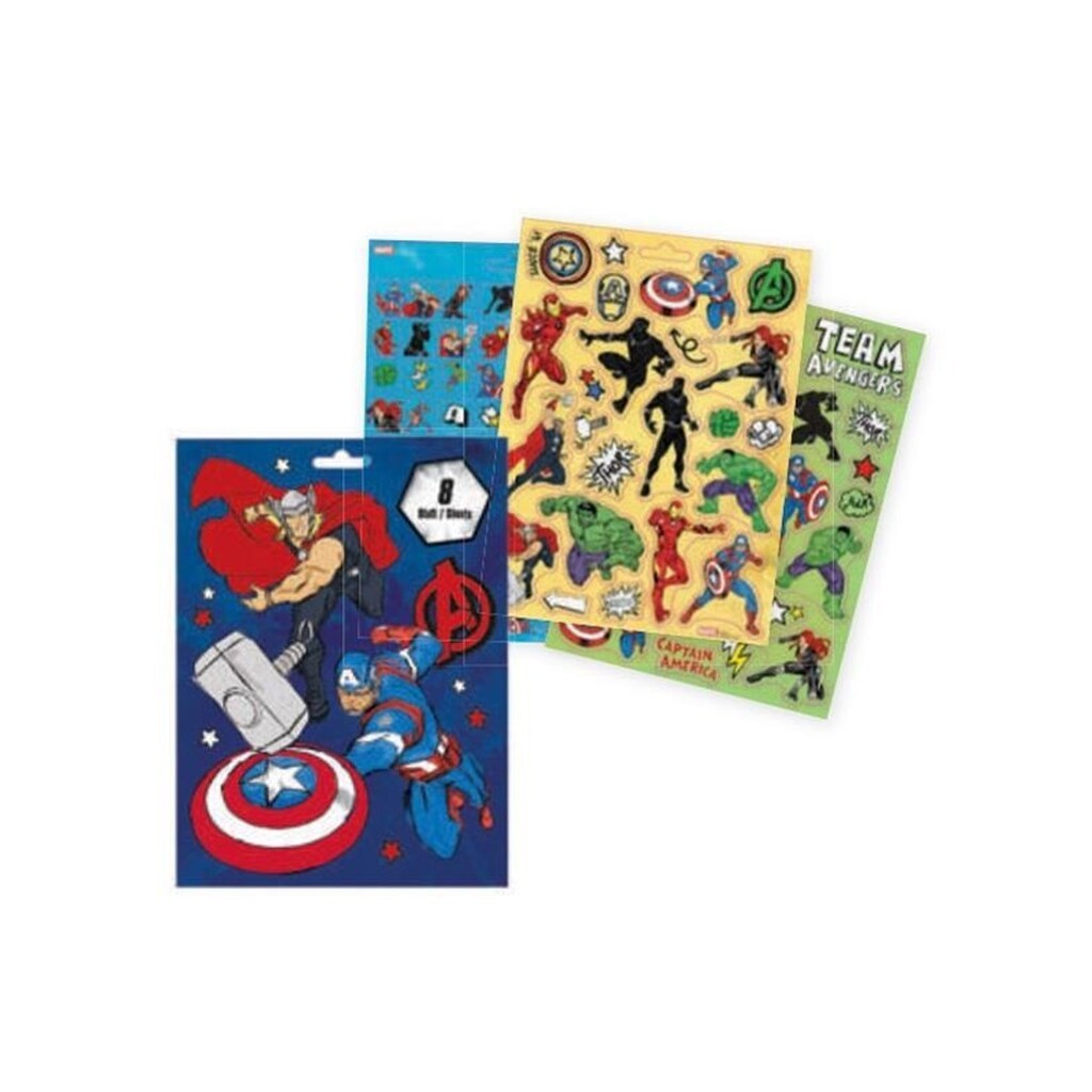 Undercover Avengers Sticker Book with 8 Sheets