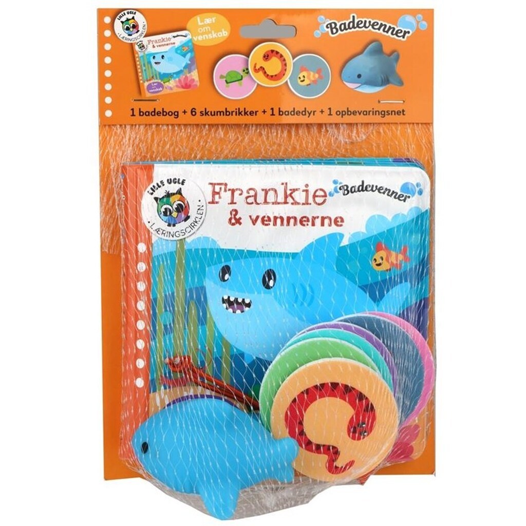 Badevenner - Frankie og hans venner - Børnebog - Papbog
