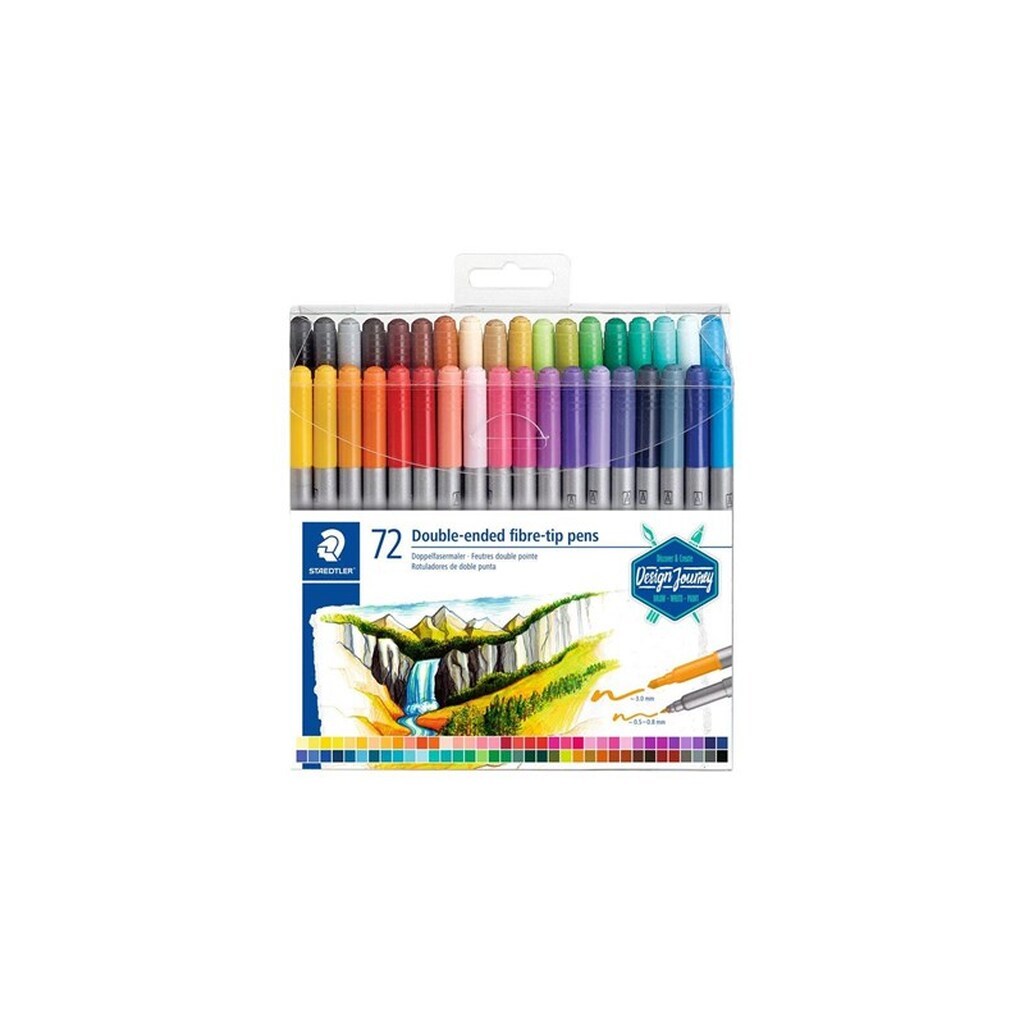 Staedtler STAEDTLER Duo Tusser. 72 stk. ass.