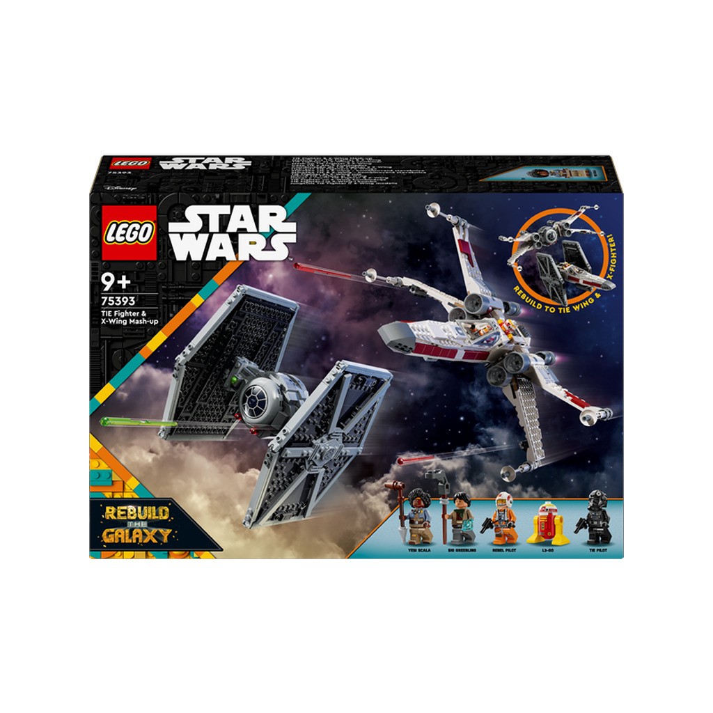 LEGO Star Wars 75393 TIE-jager og X-wing