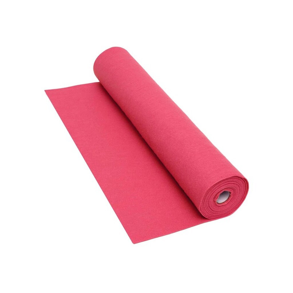 Colorations - Pink Felt Roll - 160gsm 5m x 45cm