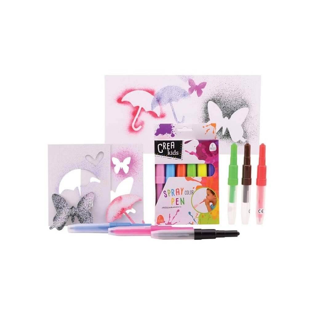 Johntoy Crea Kids Blow Pens 6 pcs