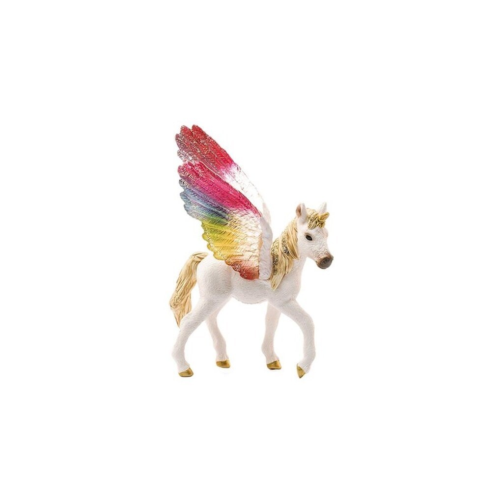 Schleich Winged rainbow unicorn foal