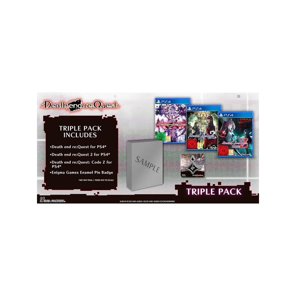 Death end re;Quest (Triple Pack) - Sony PlayStation 4 - RPG