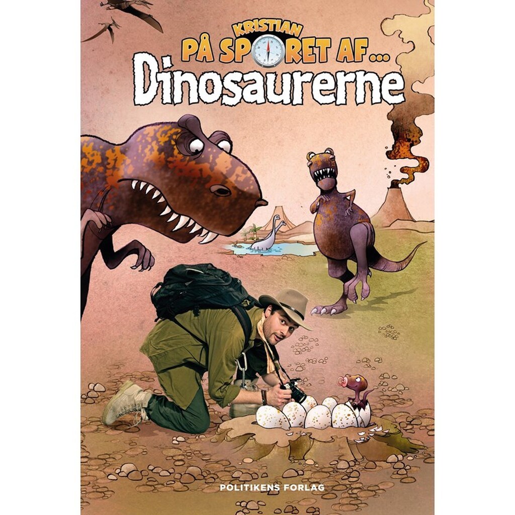 Kristian på sporet af dinosaurerne - Børnebog - Hardback