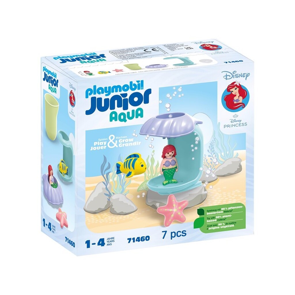Playmobil Aqua - Junior &amp; Disney: Ariel&apos;s Shell Shower