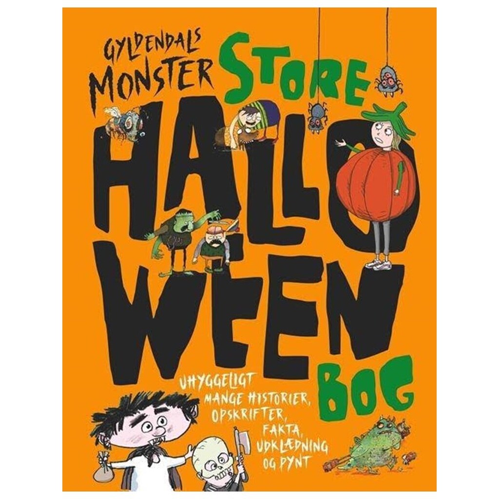s monsterstore halloweenbog - Børnebog - Hardcover