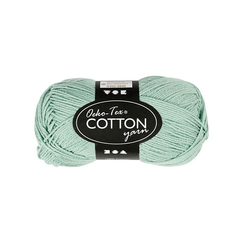 Creativ Company Cotton yarn Mint Green 50gr 170m