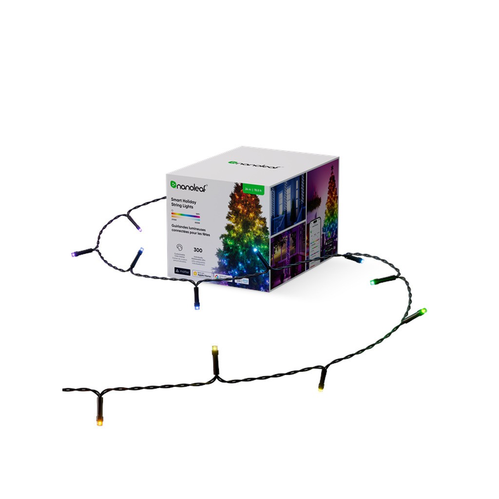 Nanoleaf Essentials Matter String Holiday Lights 25M