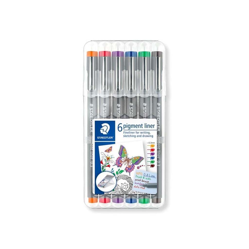 Staedtler STAEDTLER Pigment 0,3mm. ass. farver