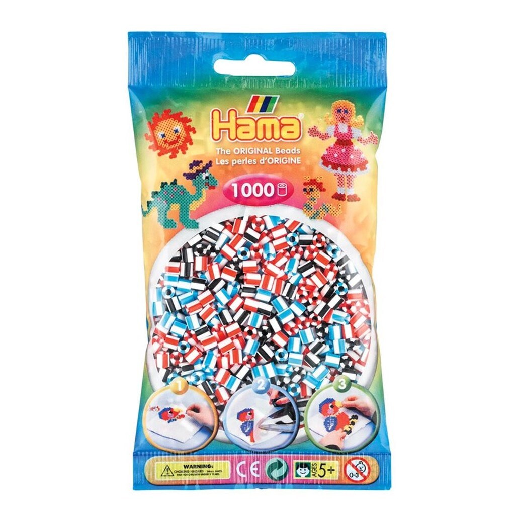 Hama Ironing beads mix - Striped 1000 pcs
