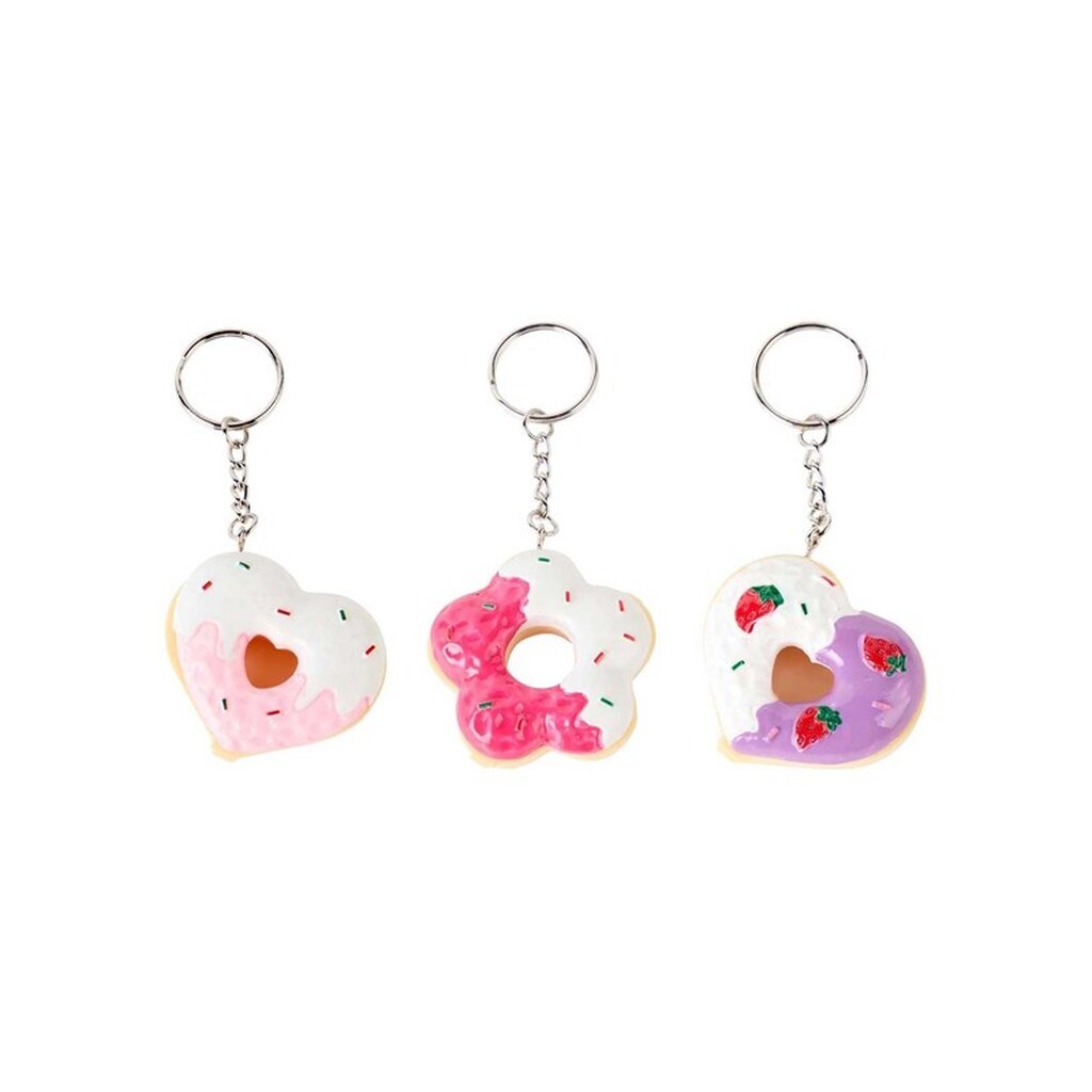 Canenco Create It! Candy Explosion Donut Lip Balm Keychain