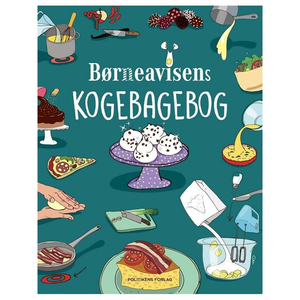 Børneavisens kogebagebog - Børnebog - Hardcover