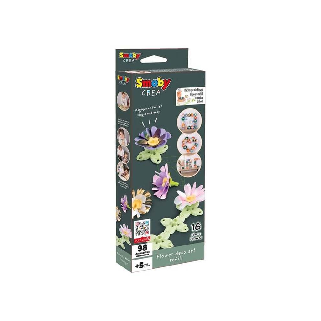 Smoby - Crea Flowers Making Decoration Refill 98pcs.