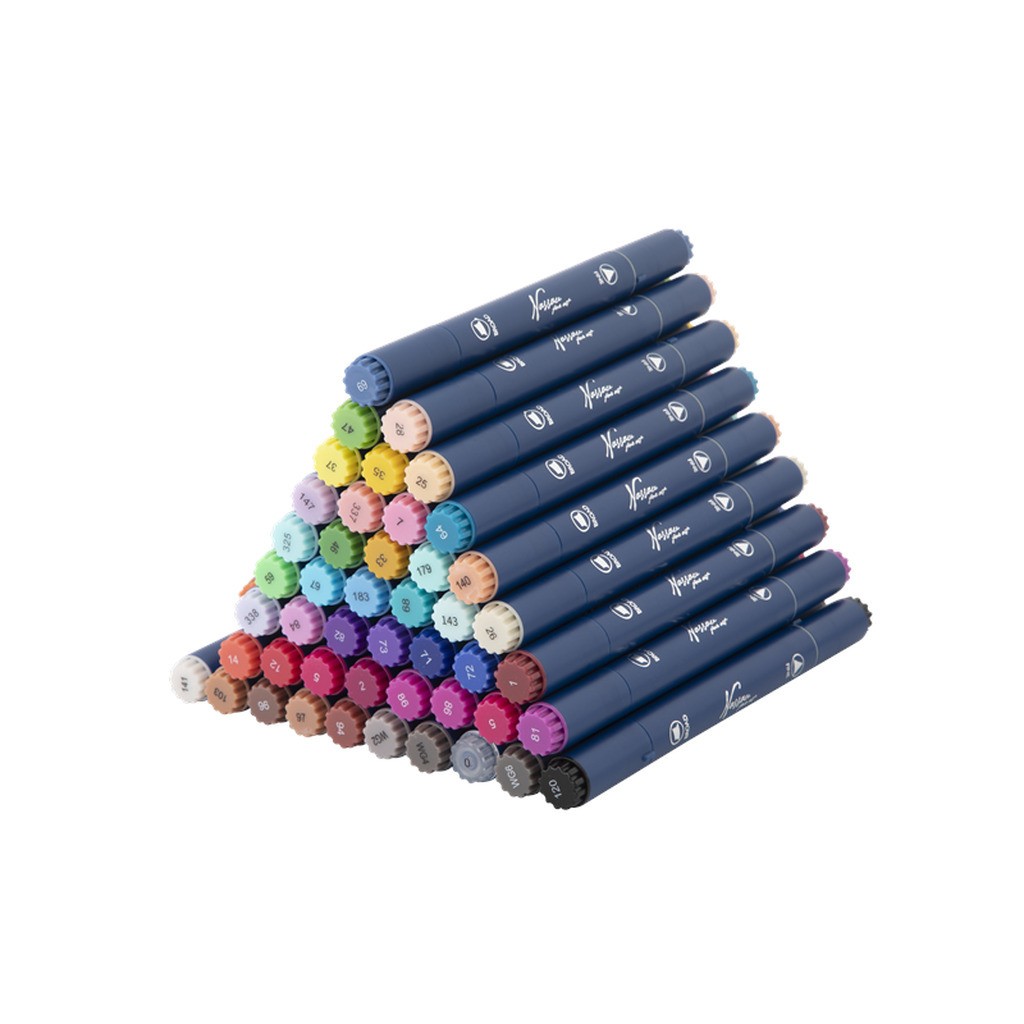 Nassau Round dual markers - 48 pcs