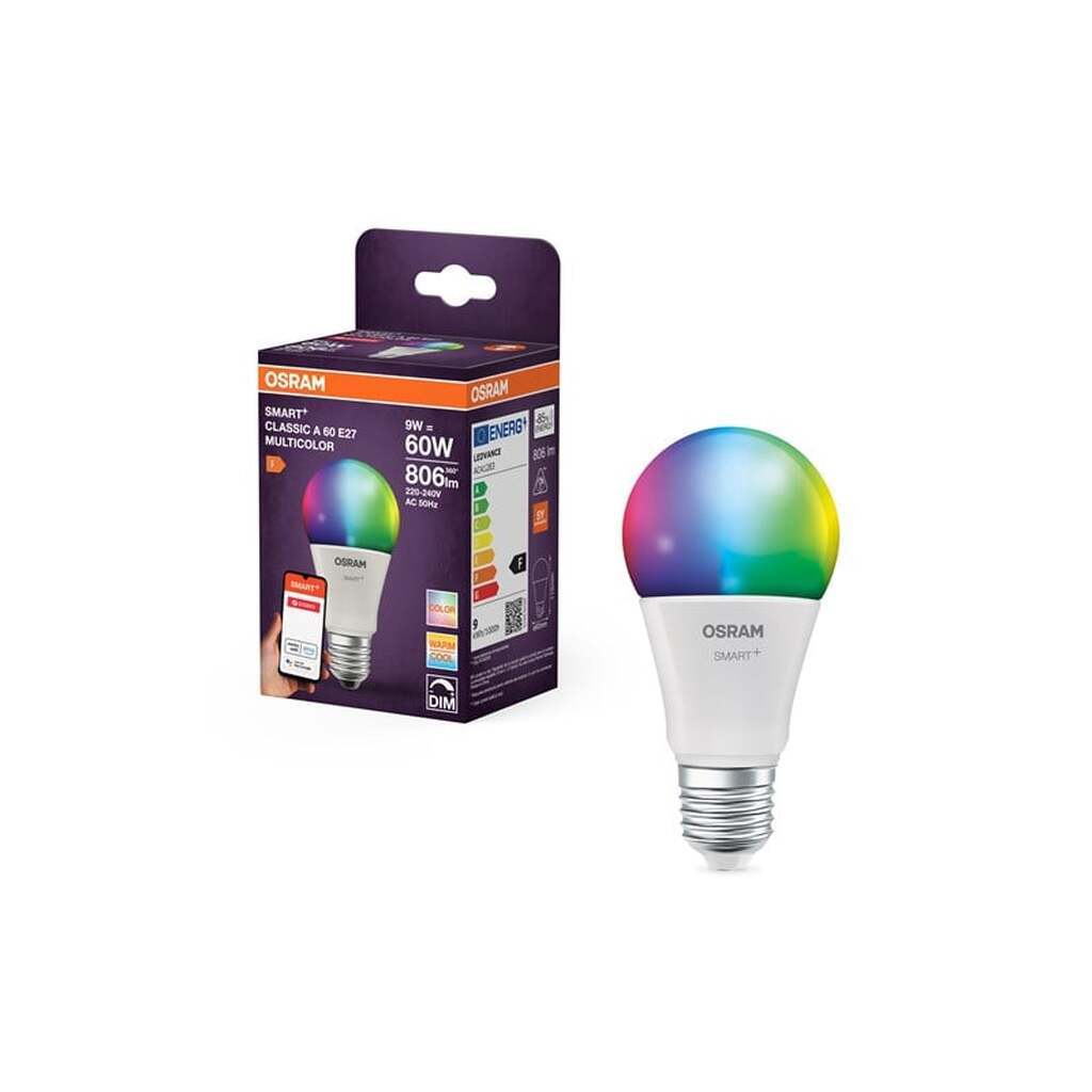 Osram SMART+ standard 806lm 9W/RGBW mat (60W) E27 Zigbee