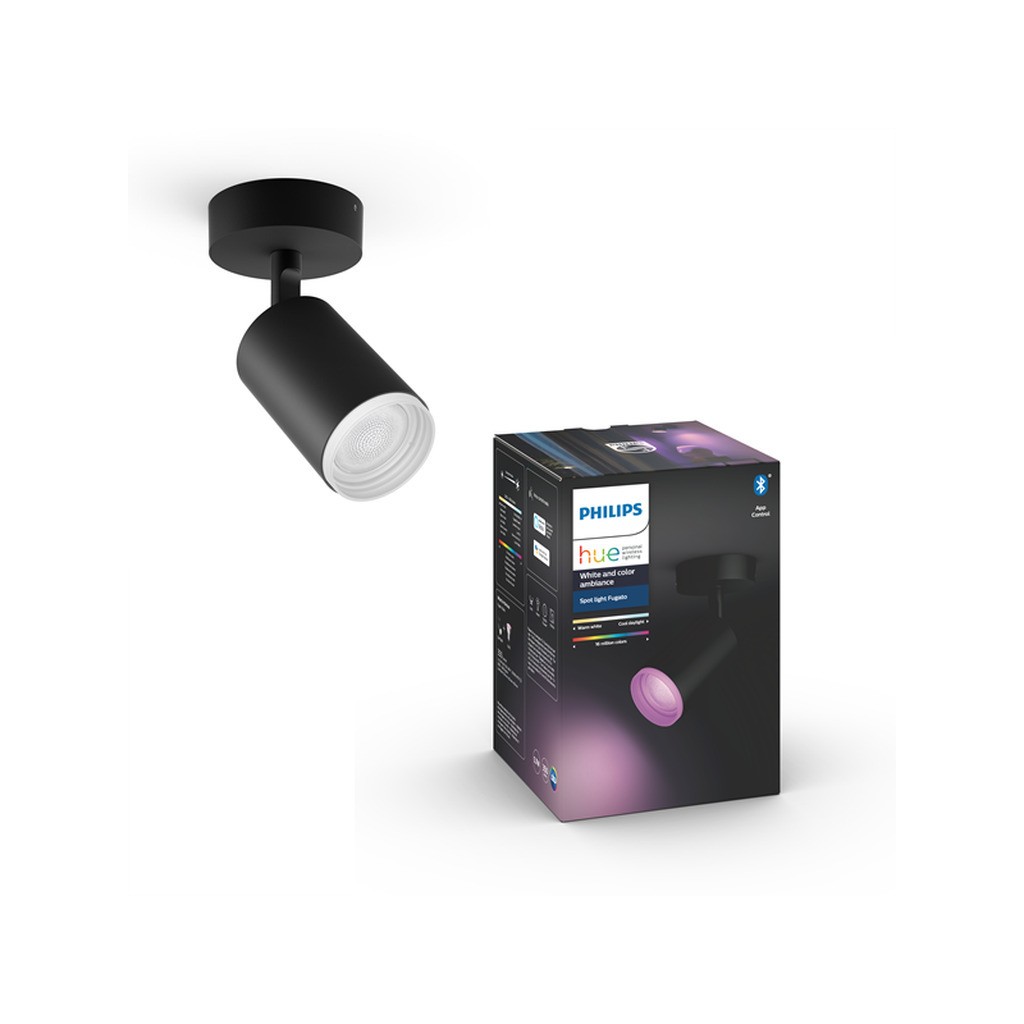 Philips Hue Fugato Single Spot - Sort