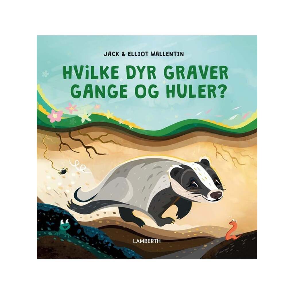 Hvilke dyr graver gange og huller? - Børnebog - Hardcover