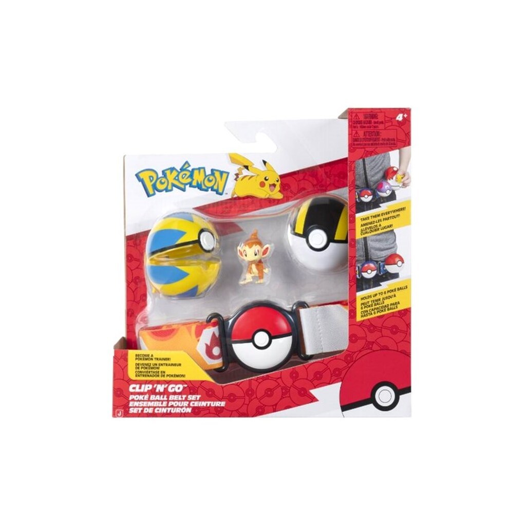 Pokemon CLIP N GO BELT SET CHIMCHAR