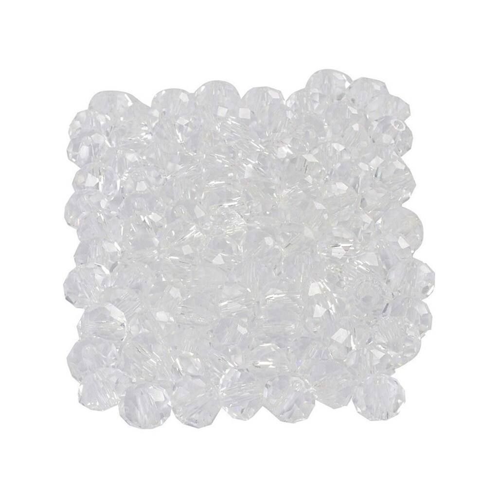 Creativ Company Faceted Beads Crystal 100pcs.
