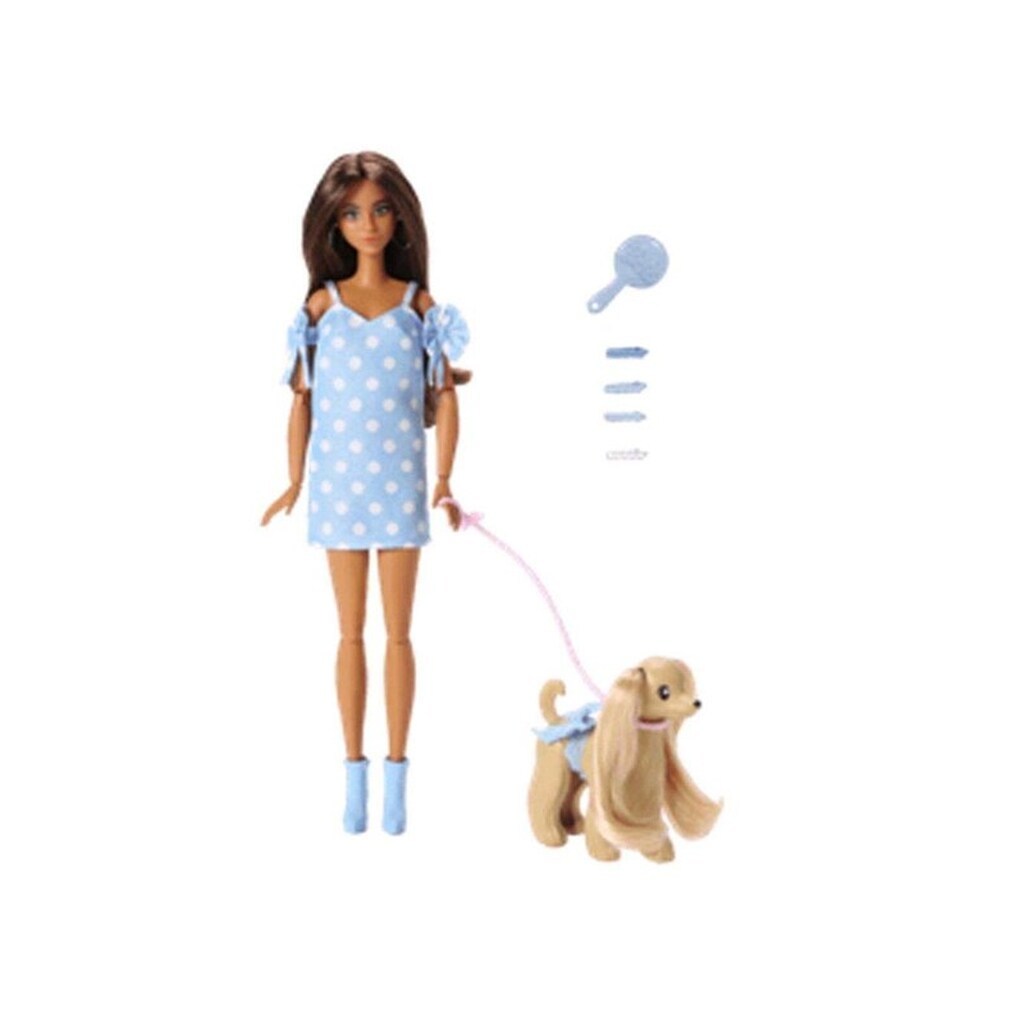 Barbie Twinning Looks Brunette Polka Dots