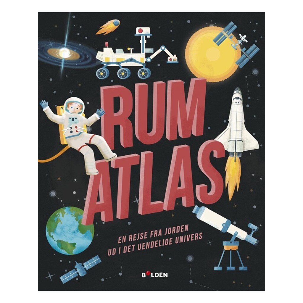 Rumatlas - Børnebog - hardcover