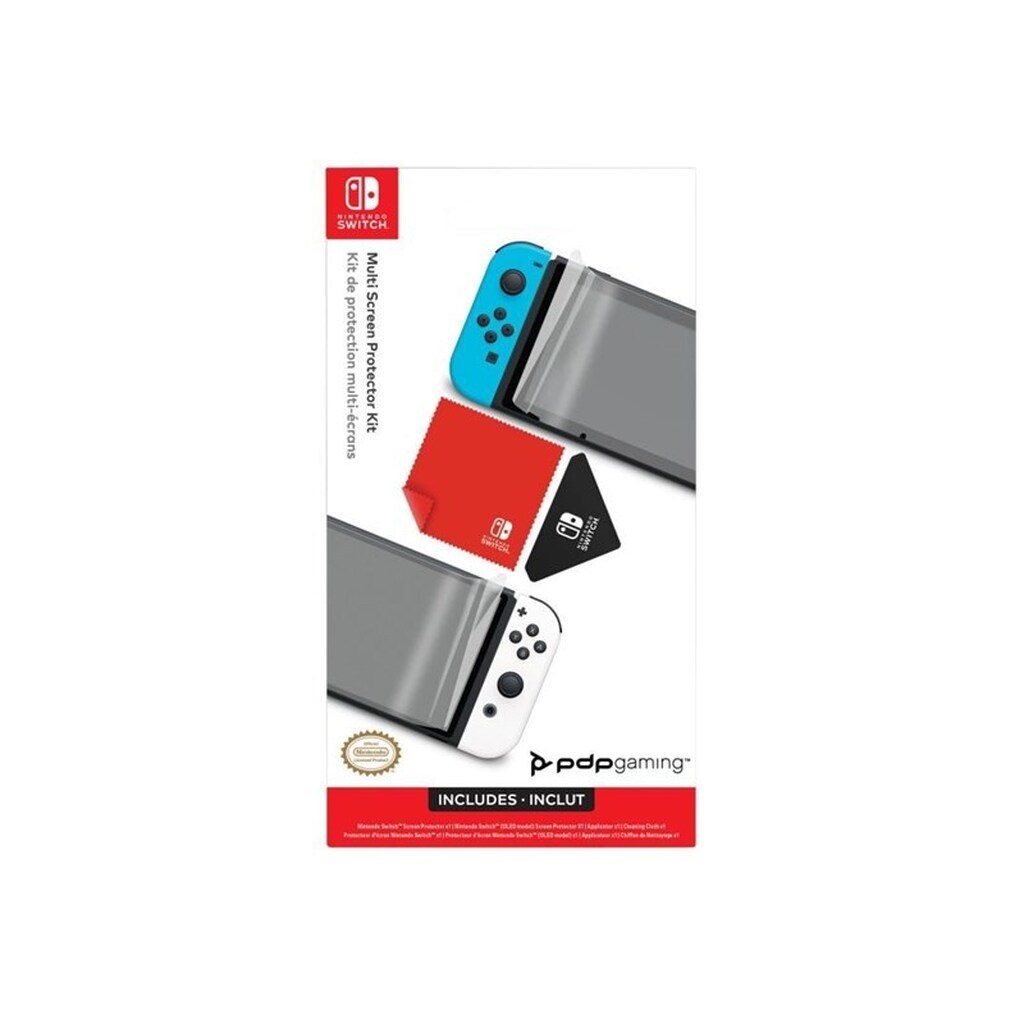 PDP Screen Protector Kit for Nintendo Switch + Switch OLED - Miscellaneous Tilbehør til spillekonsol - Nintendo Switch