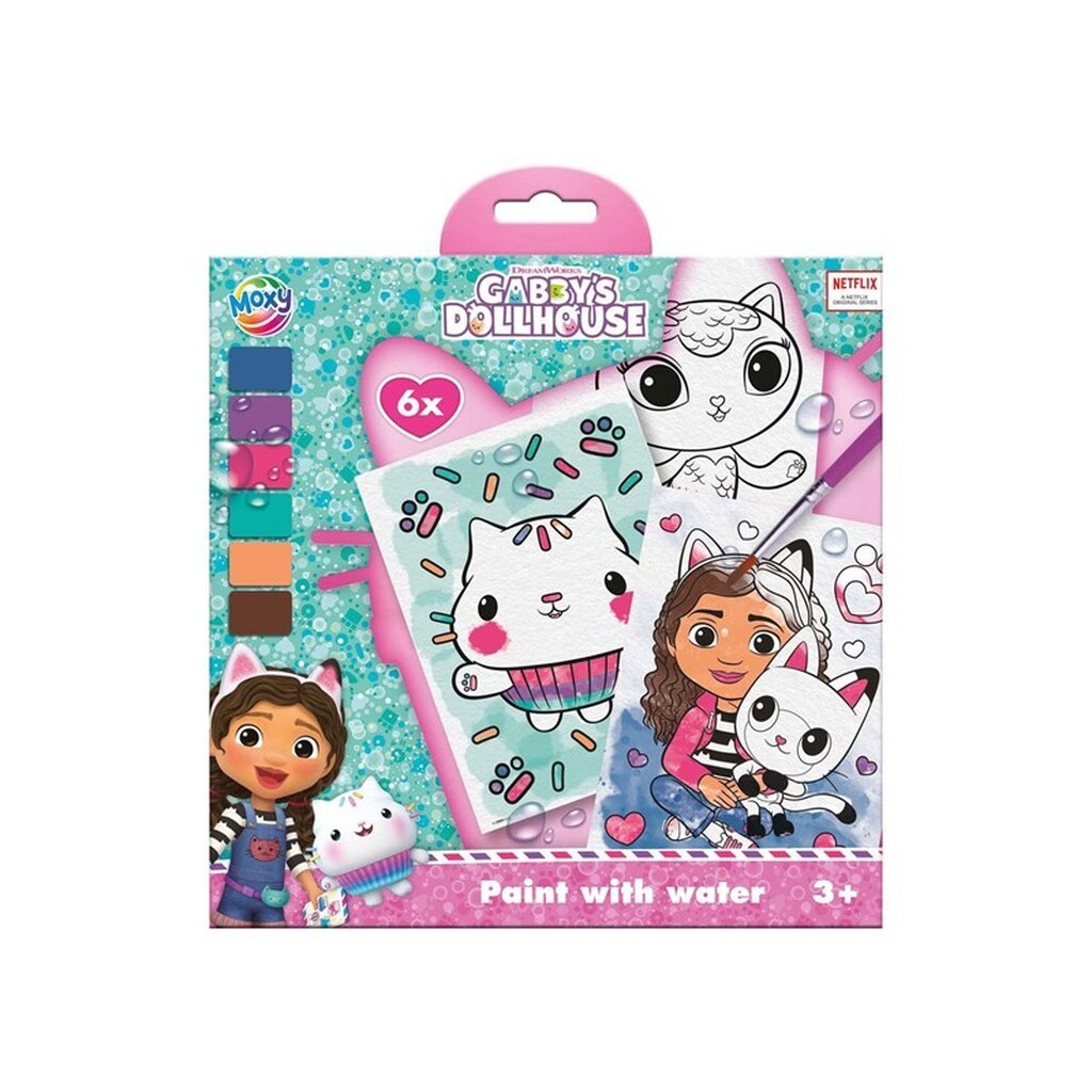Creative Craft Group - Painting with Water Gabby&apos;s Dollhouse 7pcs.