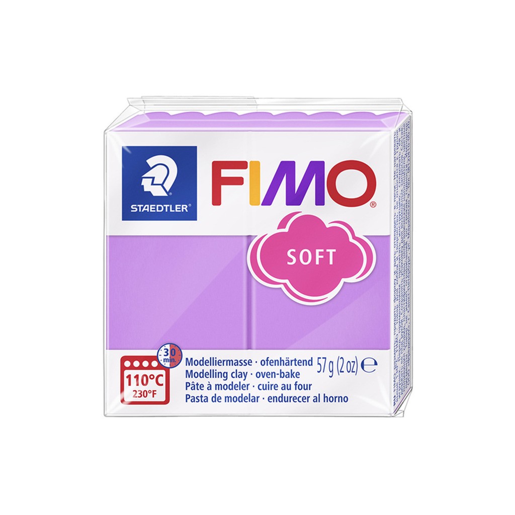 Staedtler FIMO modeller soft 57g. Lys Lilla