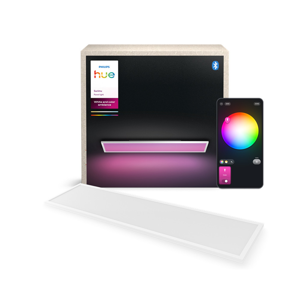 Philips Hue WCA Surimu Panel Rectangular 120 x 30 cm 60W