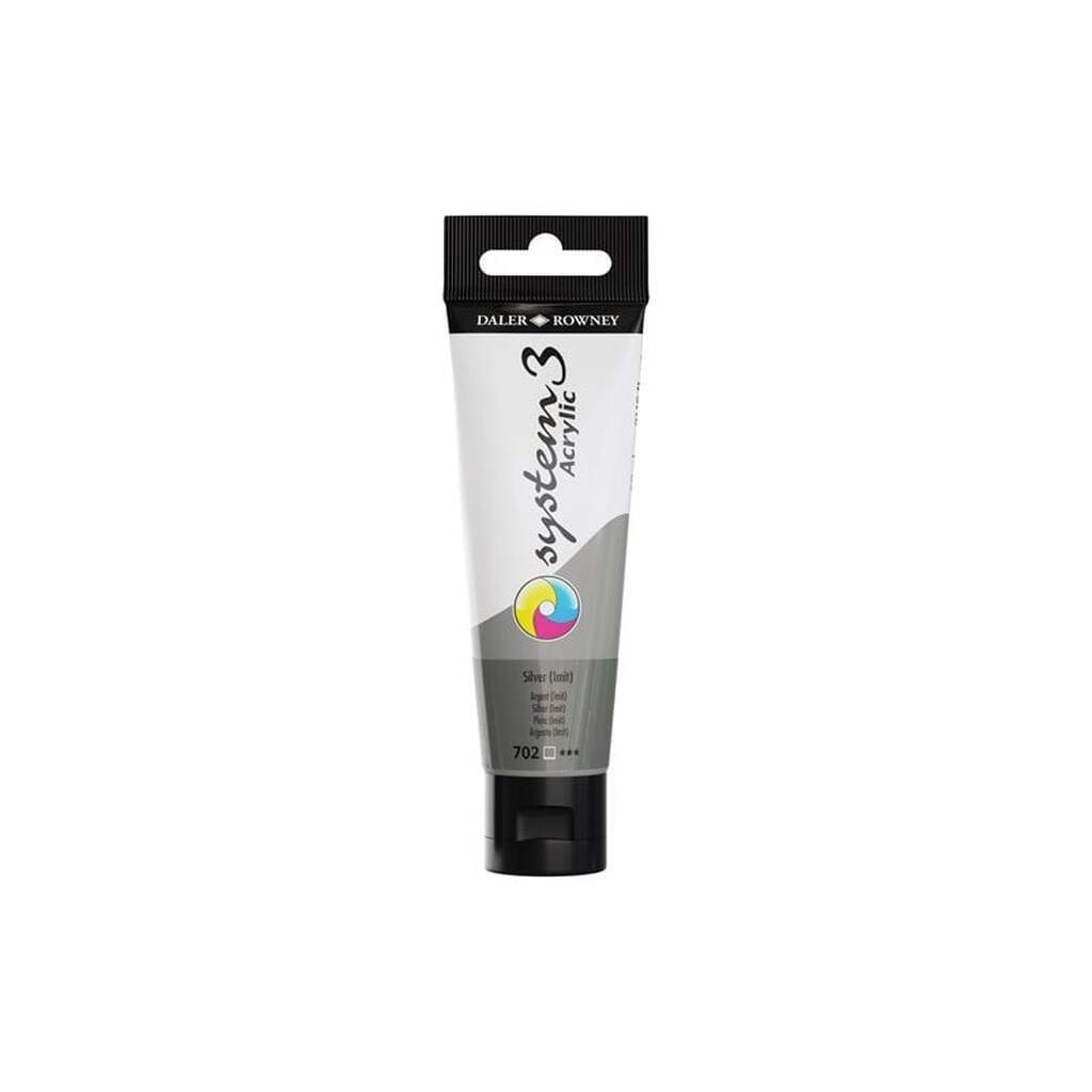 Daler-Rowney System3 59 ml Silver (Hue)