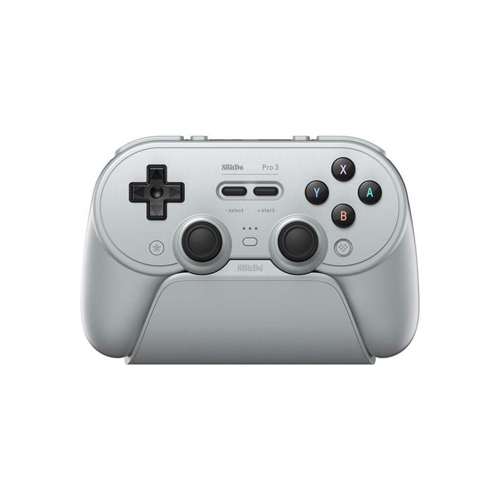 8BitDo Pro 3 - Bluetooth - 2.4G - Hall Effect - TMR - Grey - Wireless Controller - Nintendo Switch 2