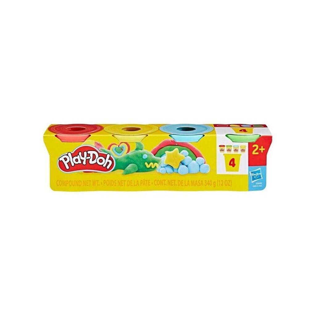 Play-Doh Classic 4 Pack Solid 340G