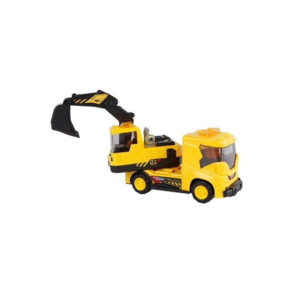 2-Play Traffic - 2-Play Work Vehicle Excavator Friction with Light and Sound